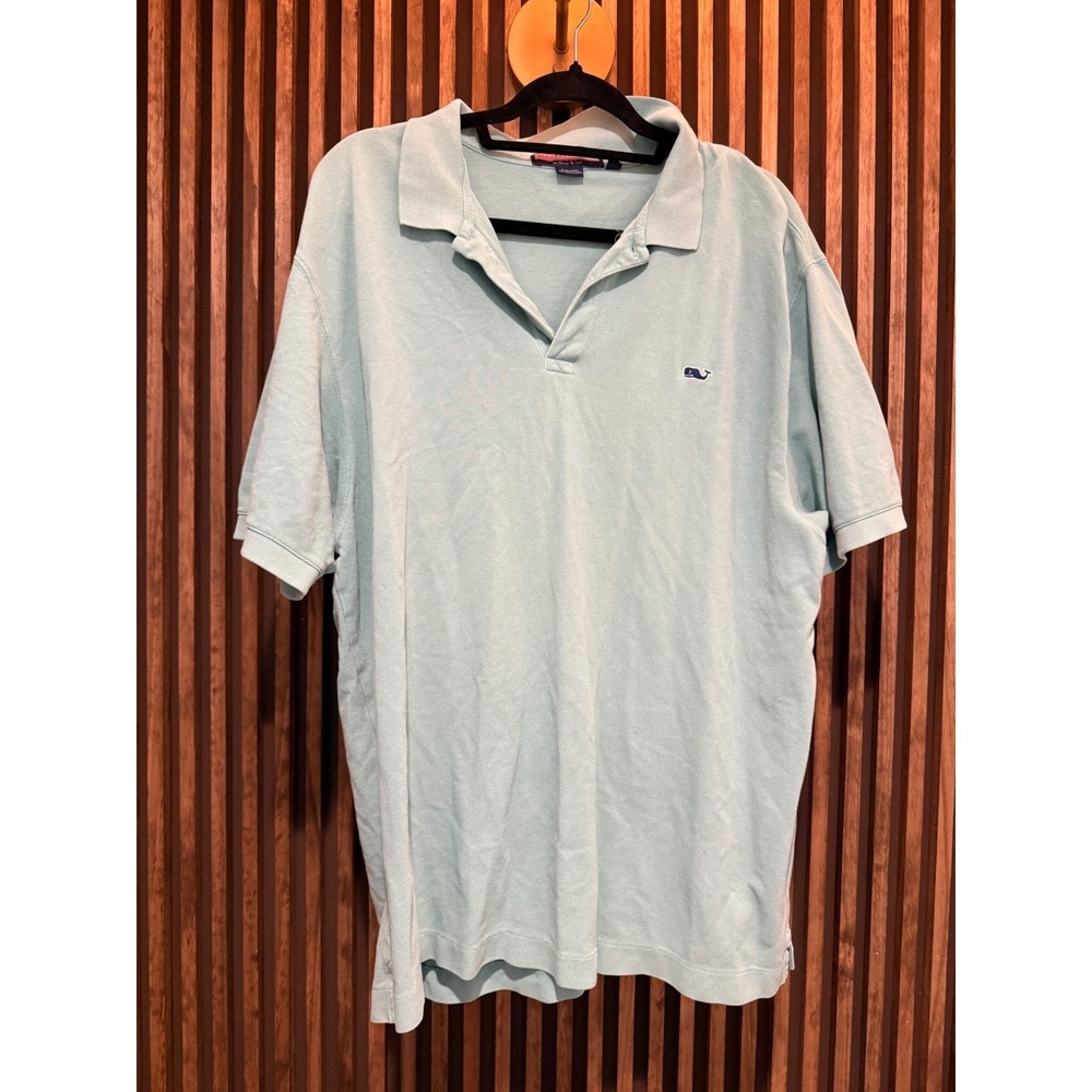 Vineyard Vines Polo Shirt Whale Logo‎ Short Sleeve Casual Mens XL